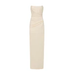 Rachel Gilbert Sienna Strapless Gown - Rachel Gilbert Ivory - Australian Luxury Evening Wear at Coveti
