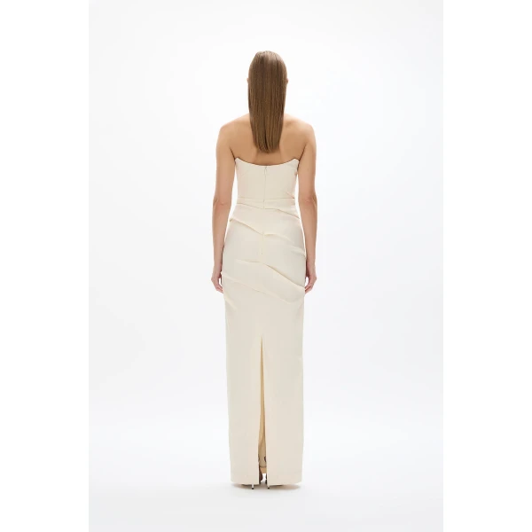 Rachel Gilbert Sienna Strapless Gown - Rachel Gilbert Ivory - Australian Luxury Evening Wear at Coveti