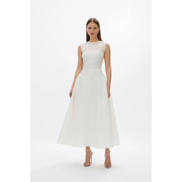 Rachel Gilbert Sophia Dress - Rachel Gilbert Ivory - Australian Luxury Evening Wear at Coveti