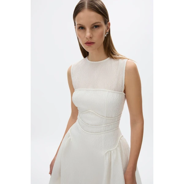 Rachel Gilbert Sophia Dress - Rachel Gilbert Ivory - Australian Luxury Evening Wear at Coveti
