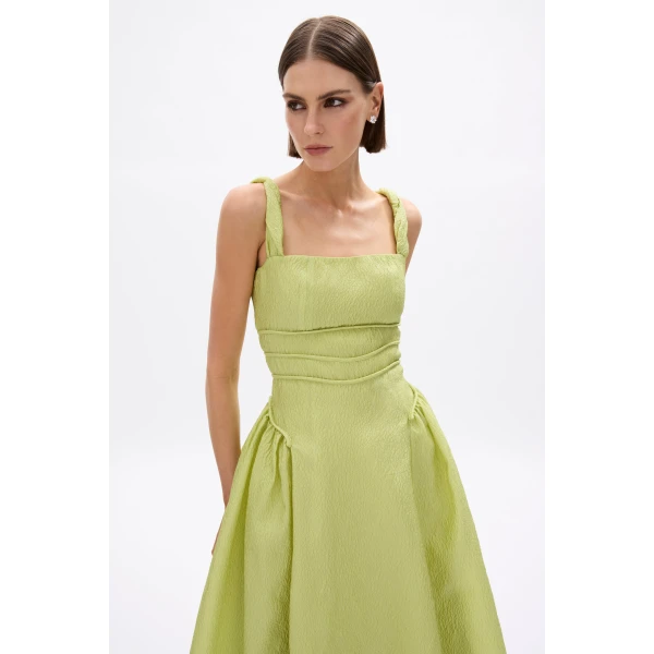 Rachel Gilbert Sophia Strap Dress, view 3