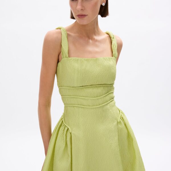 Rachel Gilbert Sophia Strap Dress - Rachel Gilbert Green - Australian Luxury Evening Wear at Coveti