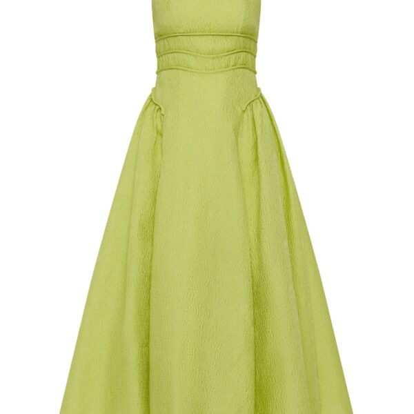 Rachel Gilbert Sophia Strap Dress - Rachel Gilbert Green - Australian Luxury Evening Wear at Coveti