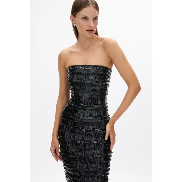 Rachel Gilbert Sylvie Dress - Rachel Gilbert Black - Australian Luxury Evening Wear at Coveti