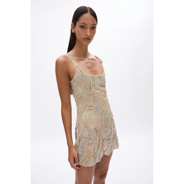 Rachel Gilbert Toulouse Mini Dress, view 3