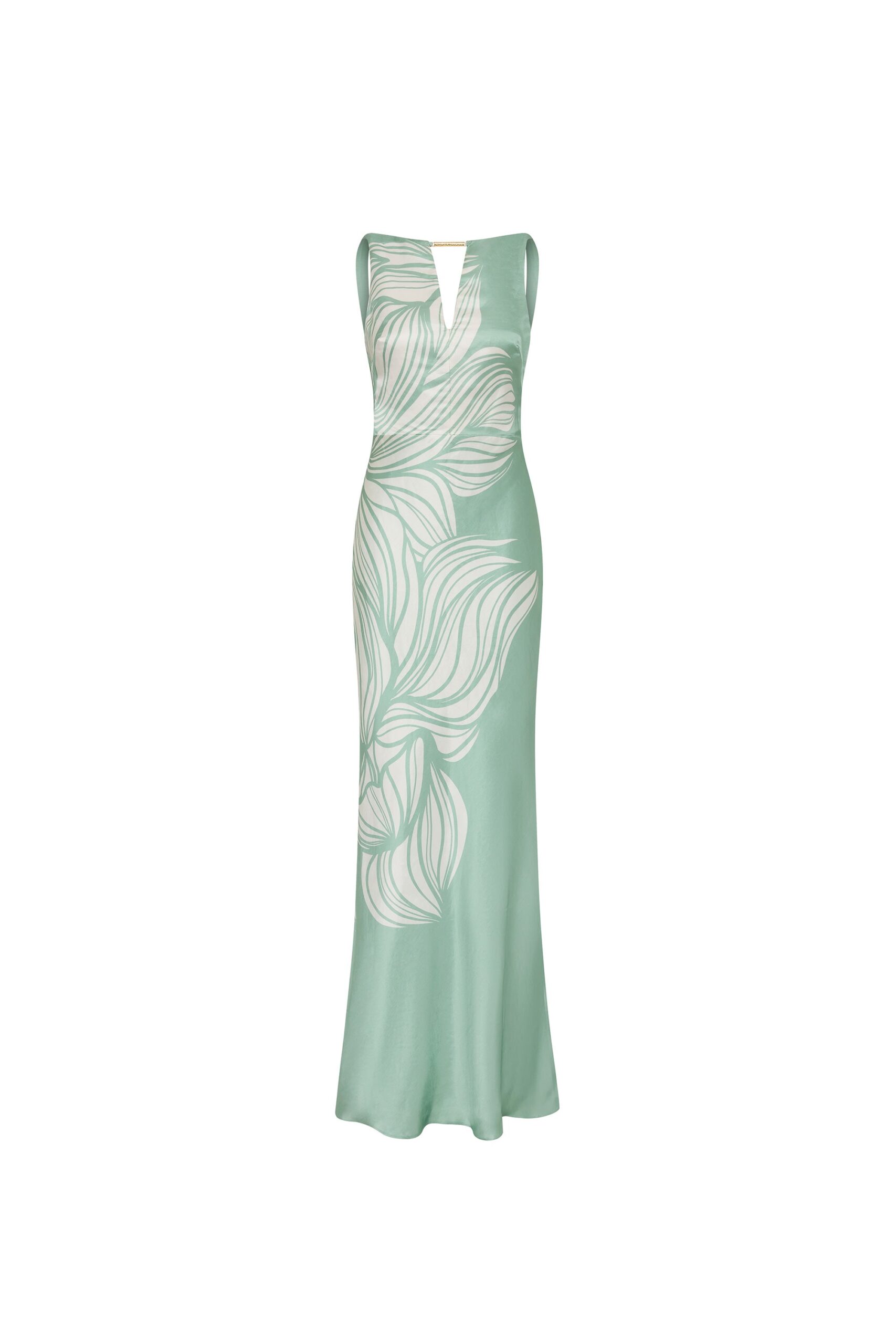 Rebecca Vallance Lalisa Maxi Dress Rebecca Vallance Green Dresses The Lalisa Maxi Dress redefines contemporary elegance in a sage floral print. Designed with a sleek boat neckline