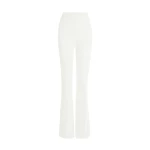 Safiyaa Alexa Ivory Trousers - Safiyaa Pants - Heavy Crepe Cape Gown - Shop at Coveti
