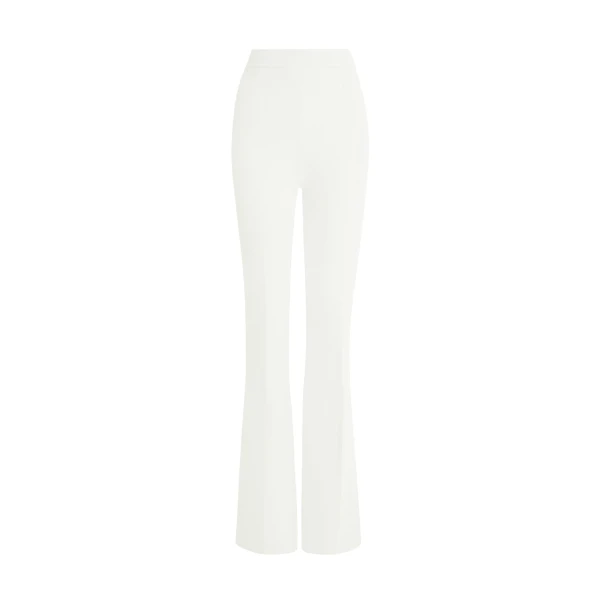 Safiyaa Alexa Ivory Trousers - Safiyaa Pants - Heavy Crepe Cape Gown - Shop at Coveti
