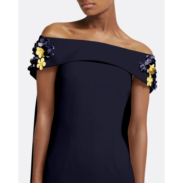 Safiyaa Arabella Harness With Soshin Dress in Azurite, view 4