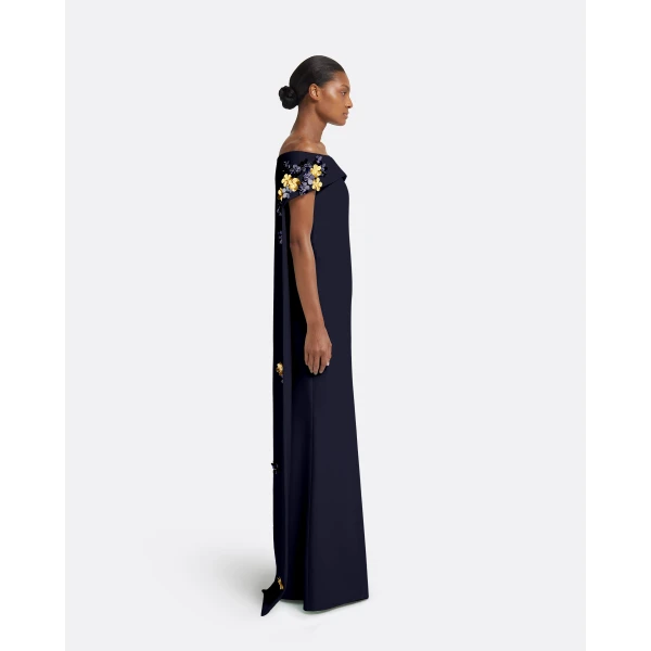 Safiyaa Arabella Harness With Soshin Dress in Azurite, view 5
