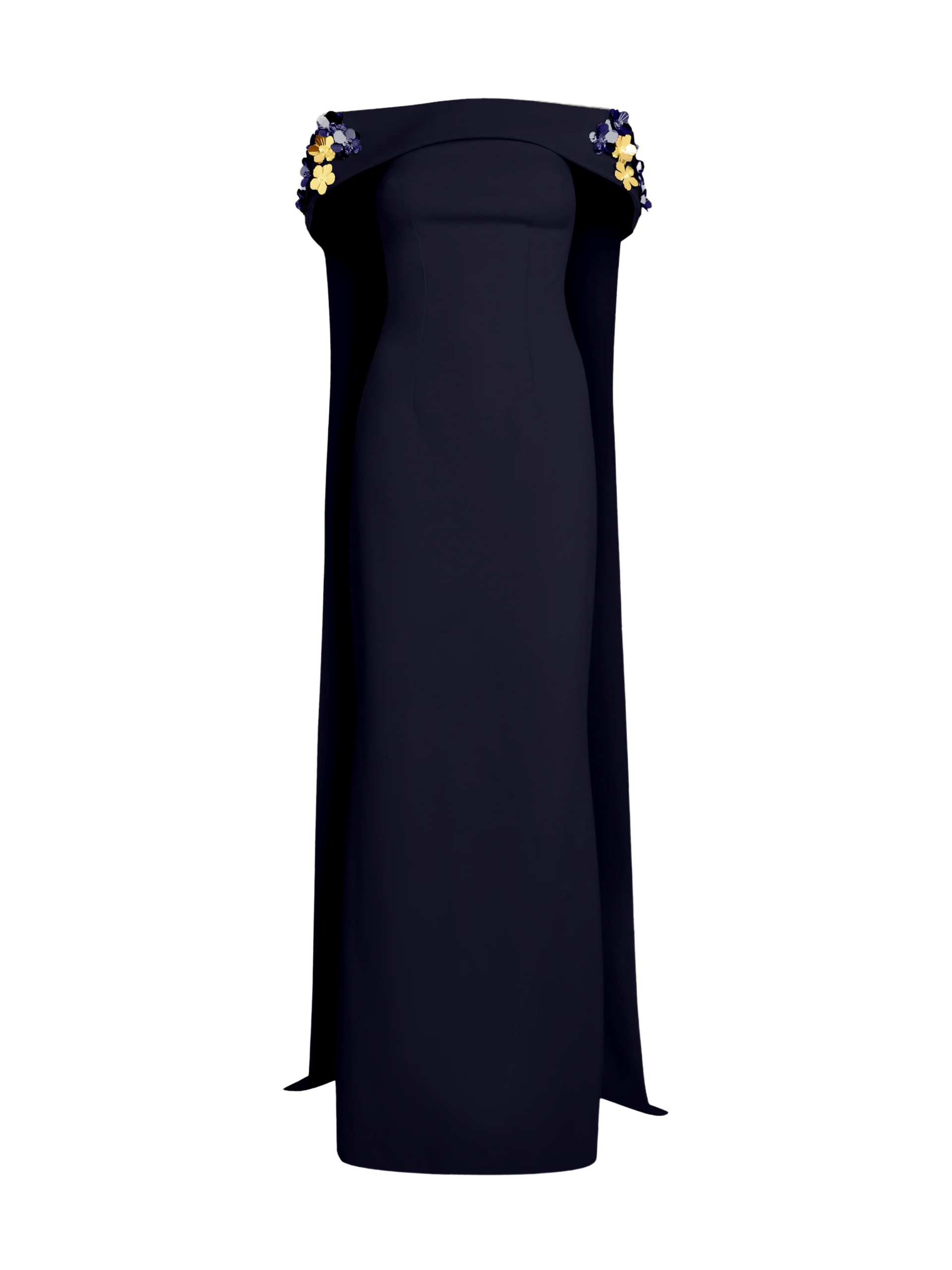 Safiyaa Arabella Harness With Soshin Dress in Azurite