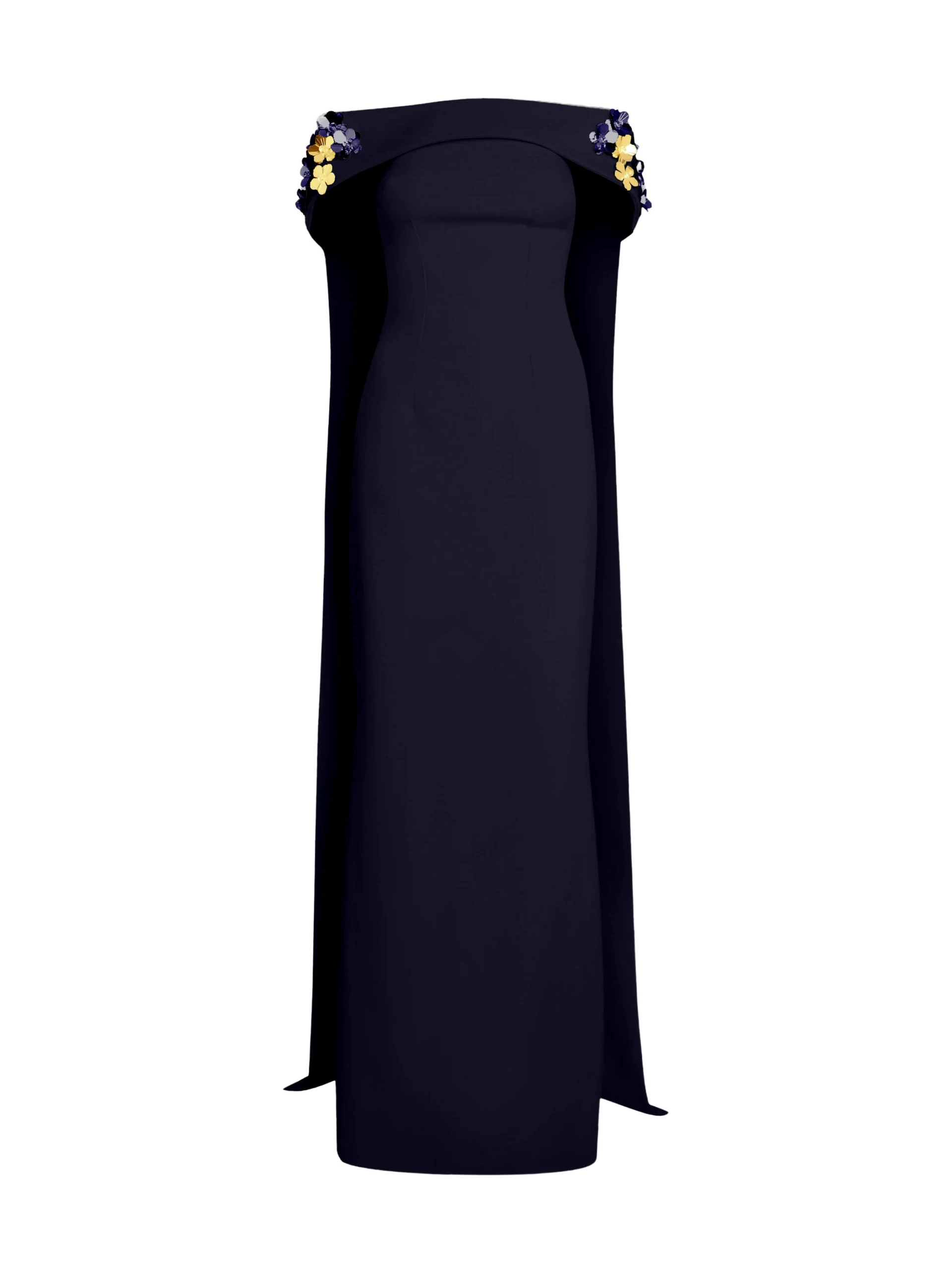 Safiyaa-Arabella-Harness-With-Soshin-Dress-in-Azurite-Coveti-scaled44866_nobg Safiyaa Arabella Harness With Soshin Dress in Azurite - Safiyaa Dresses - Heavy Crepe Cape Gown - Shop at Coveti
