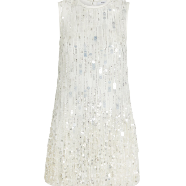 Safiyaa Ariana Short Dress in Ivory with Crystal Embellishment - Safiyaa Dresses - Heavy Crepe Cape Gown - Shop at Coveti