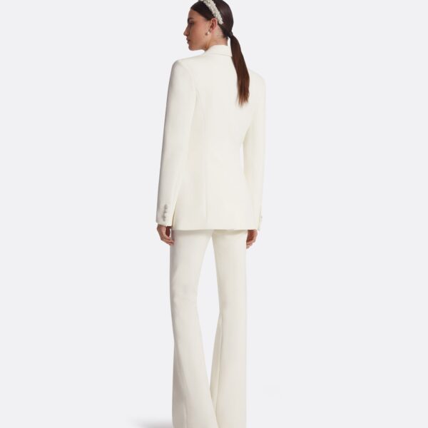Safiyaa Arlene Ivory jacket - Safiyaa Jackets - Heavy Crepe Cape Gown - Shop at Coveti
