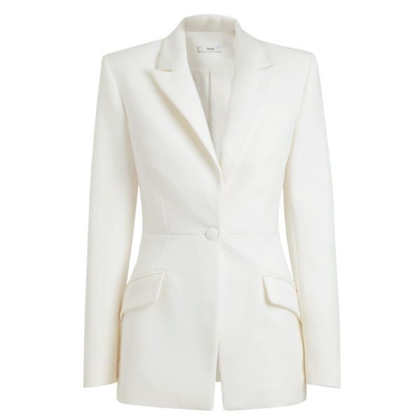 Safiyaa Arlene Ivory jacket - Safiyaa Jackets - Heavy Crepe Cape Gown - Shop at Coveti