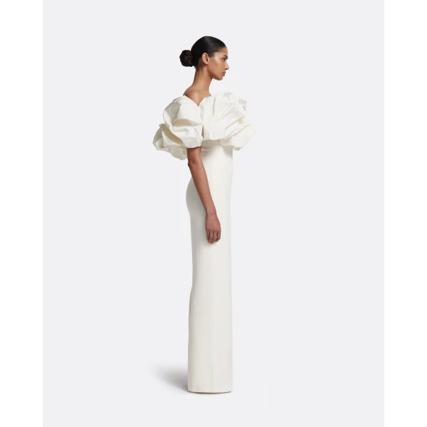Safiyaa Billie Long Dresses In Ivory Dress, view 5
