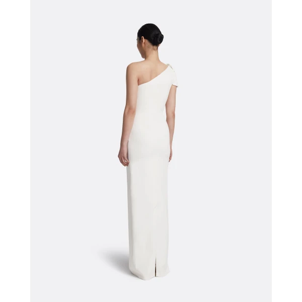 Safiyaa Blanchette Long Dress in Ivory, view 3