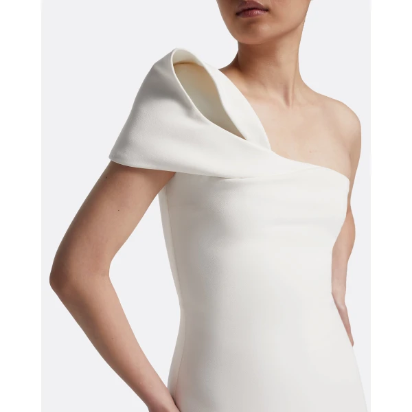 Safiyaa Blanchette Long Dress in Ivory, view 4
