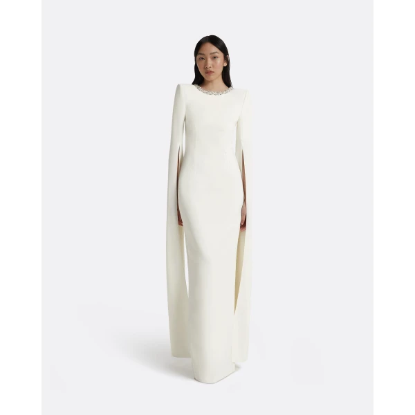 Safiyaa Destiny Ivory Long Dress, view 2