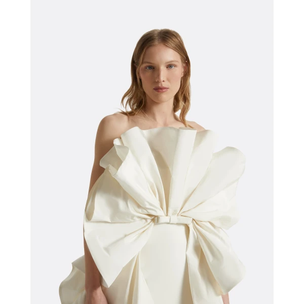 Safiyaa Elsie Ivory Long Dress, view 4
