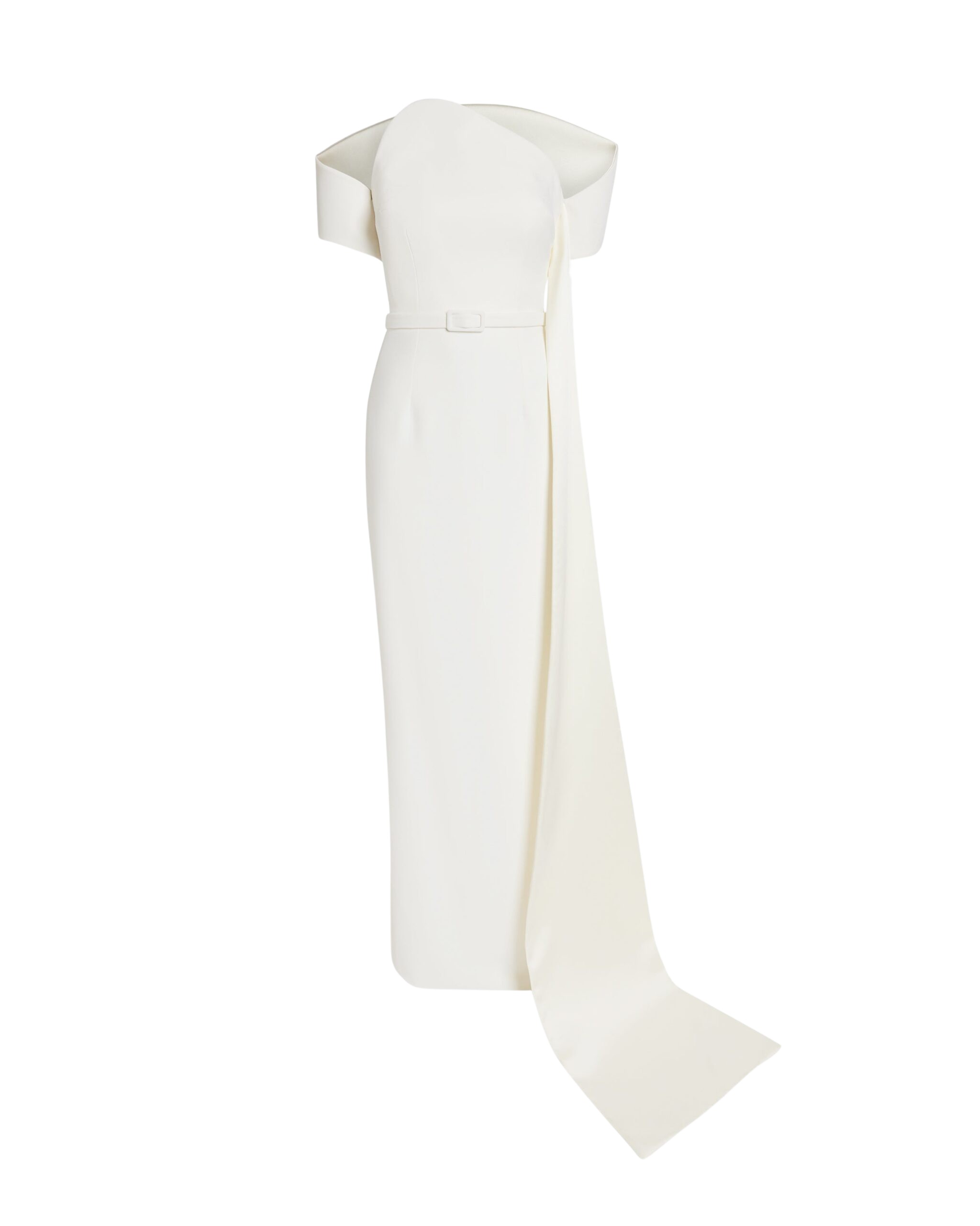 Safiyaa Giorgia Long Dress in Ivory