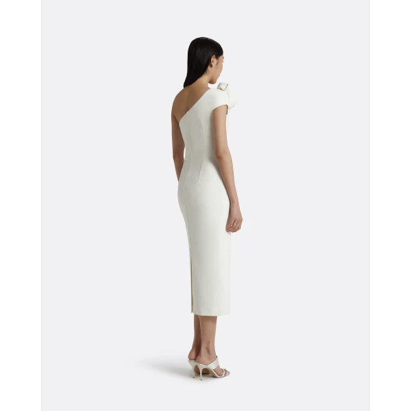 Safiyaa Granalle Ivory Midi Dress, view 3