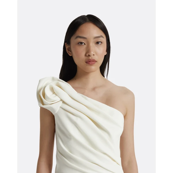 Safiyaa Granalle Ivory Midi Dress, view 4