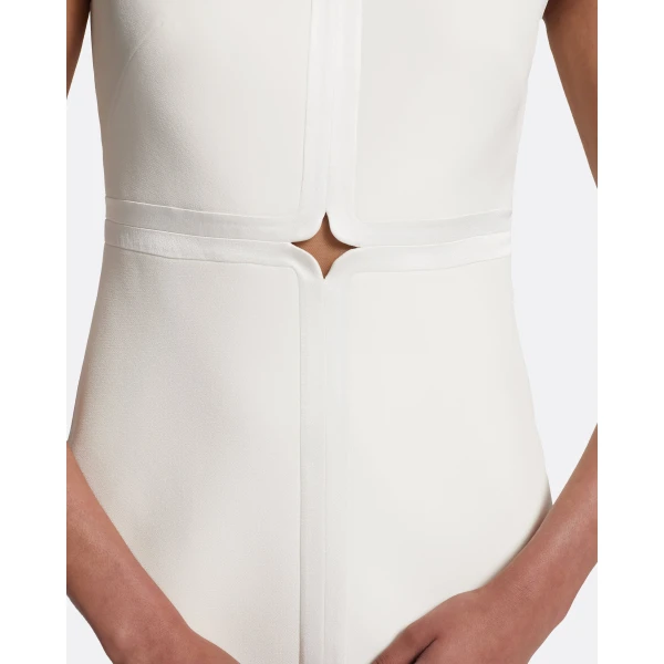 Safiyaa Isra Short Dress in Ivory, view 4