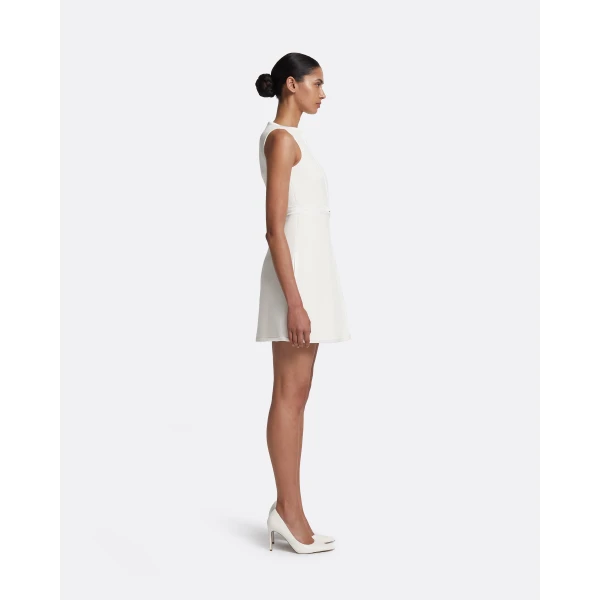 Safiyaa Isra Short Dress in Ivory, view 5