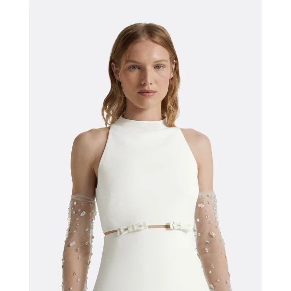 Safiyaa Jalie Ivory Mini Dress, view 4