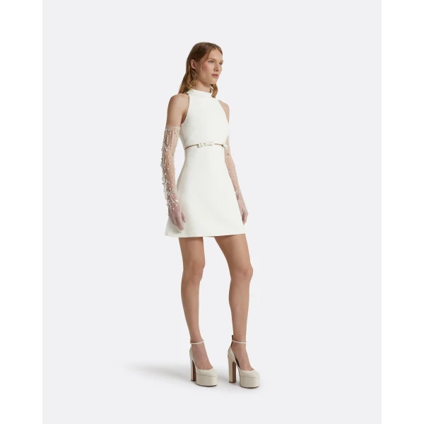 Safiyaa Jalie Ivory Mini Dress, view 5