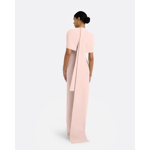 Safiyaa Kalika Long Dress in Pale Pink, view 3