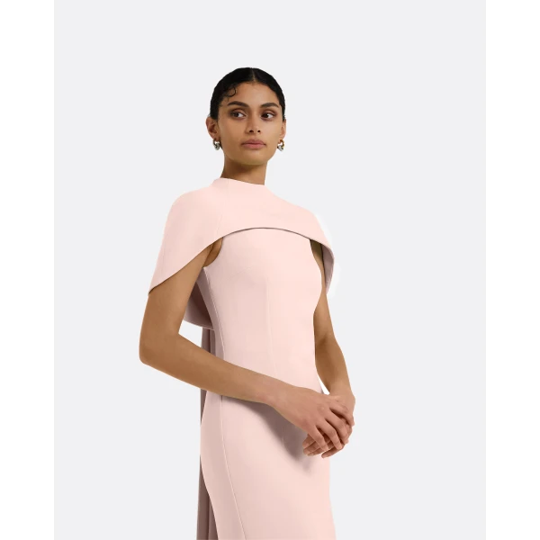 Safiyaa Kalika Long Dress in Pale Pink, view 4