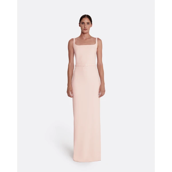 Safiyaa Kristena Long Dress in Pale Pink, view 2