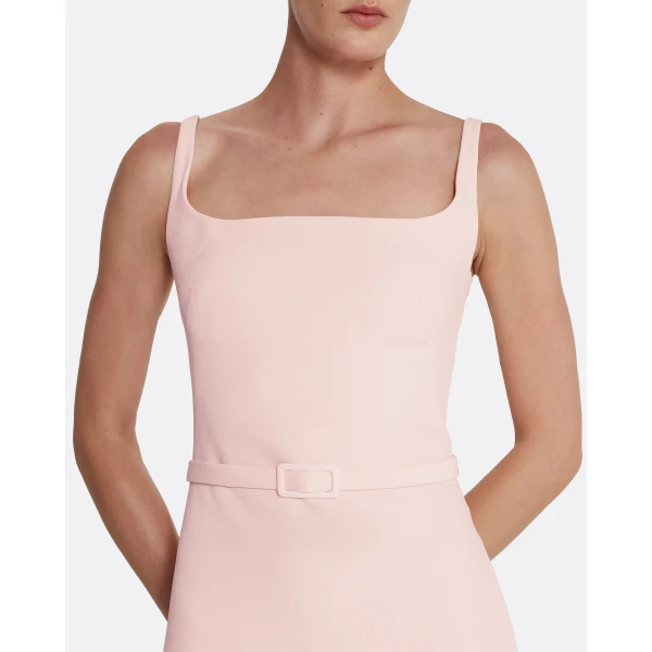 Safiyaa Kristena Long Dress in Pale Pink, view 4