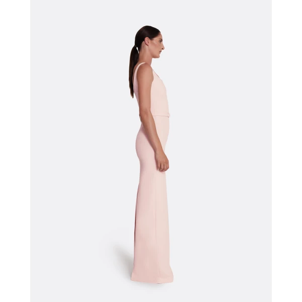 Safiyaa Kristena Long Dress in Pale Pink, view 5