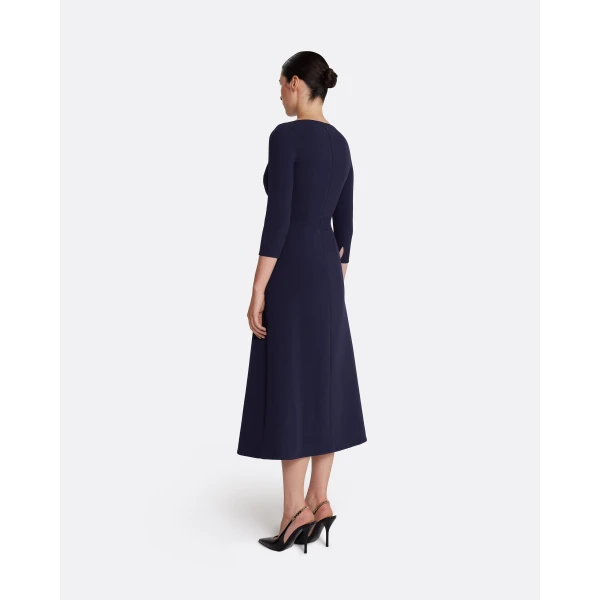 Safiyaa Luciana Midi Dress in Azurite, view 3
