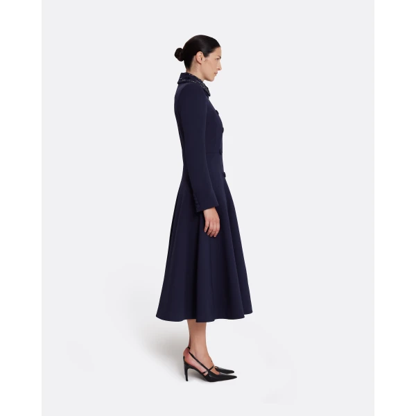 Safiyaa Lucilla Jacket in Azurite with Multi-blues, view 5