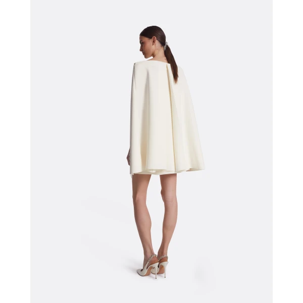 Safiyaa Manorel Ivory Broken Jewellery Embroidered Harness & Rowan Dress, view 3