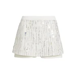 Safiyaa Matilda Skirt in Ivory with Crystal Embellishment - Safiyaa Skirts - Heavy Crepe Cape Gown - Shop at Coveti