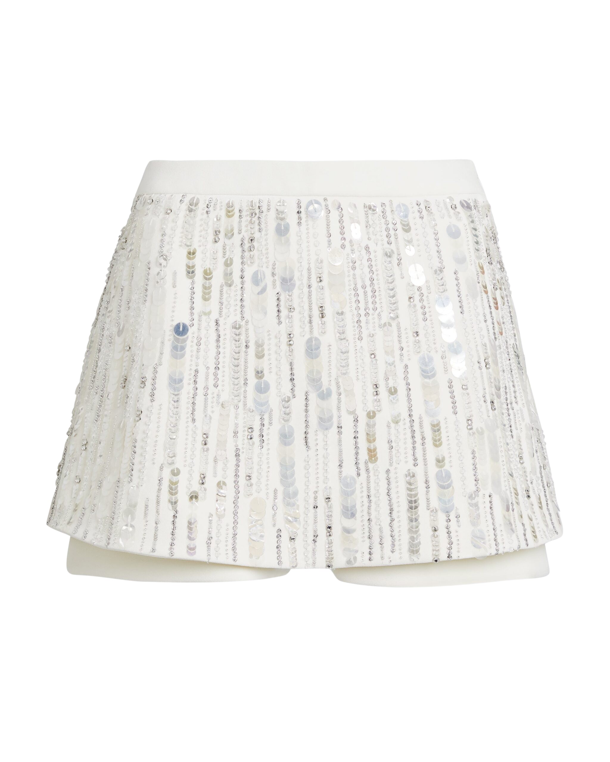 Safiyaa Matilda Skirt in Ivory with Crystal Embellishment