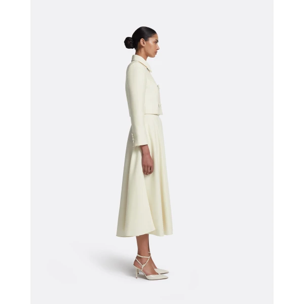 Safiyaa Miwa Skirt in Eggshell, view 5
