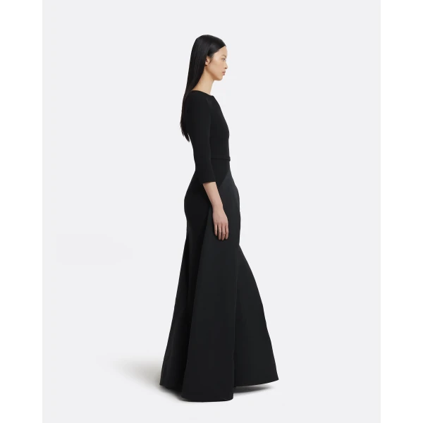 Safiyaa Nala Long Dress in Black, view 5