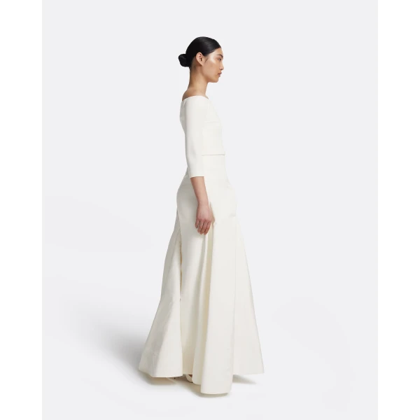 Safiyaa Nila Long Dress in Ivory, view 5