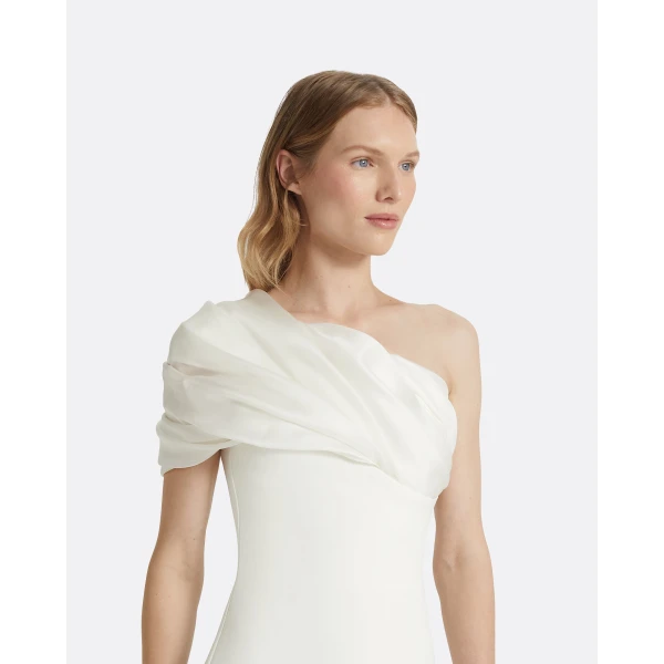 Safiyaa Portan Ivory Long Dress, view 4