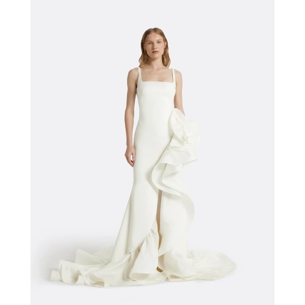 Safiyaa Yana Ivory Long Dress, view 2