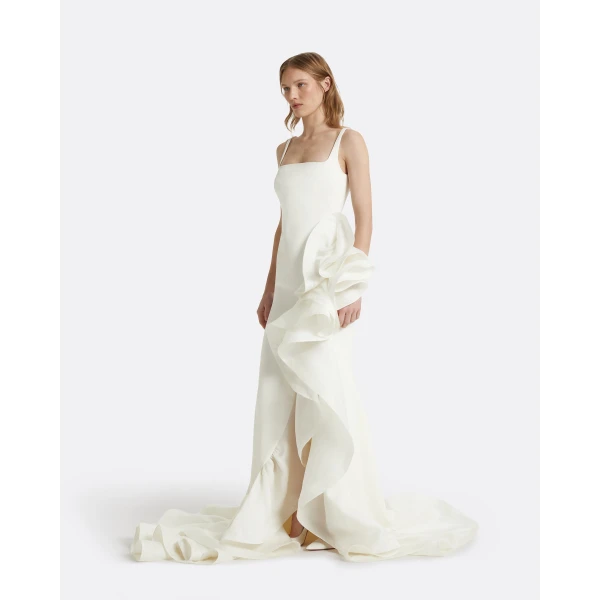 Safiyaa Yana Ivory Long Dress, view 5