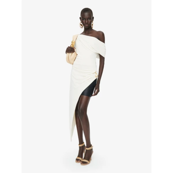 Schiaparelli Assymmetrical Piercings Dress Dresses in Schiaparelli Authentic Luxury Fashion at Coveti