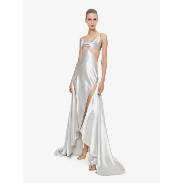 Schiaparelli Bias Cut Jewelled Straps Slip Dress Dresses in Schiaparelli Authentic Luxury Fashion at Coveti