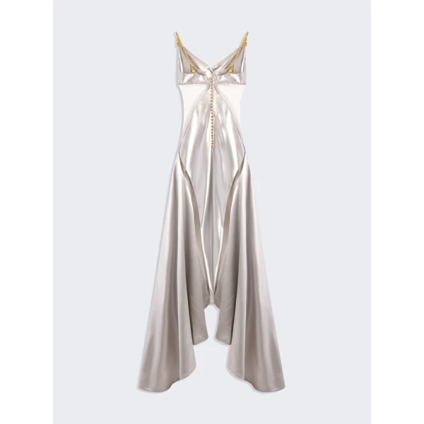 Schiaparelli Bias Cut Jewelled Straps Slip Dress Dresses in Schiaparelli Authentic Luxury Fashion at Coveti